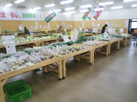 直売所の内部