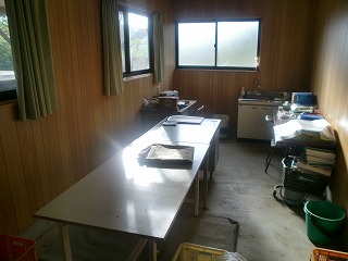 出荷準備の場所